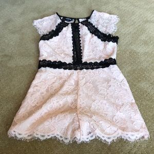 Pink Bebe romper. Brand new.